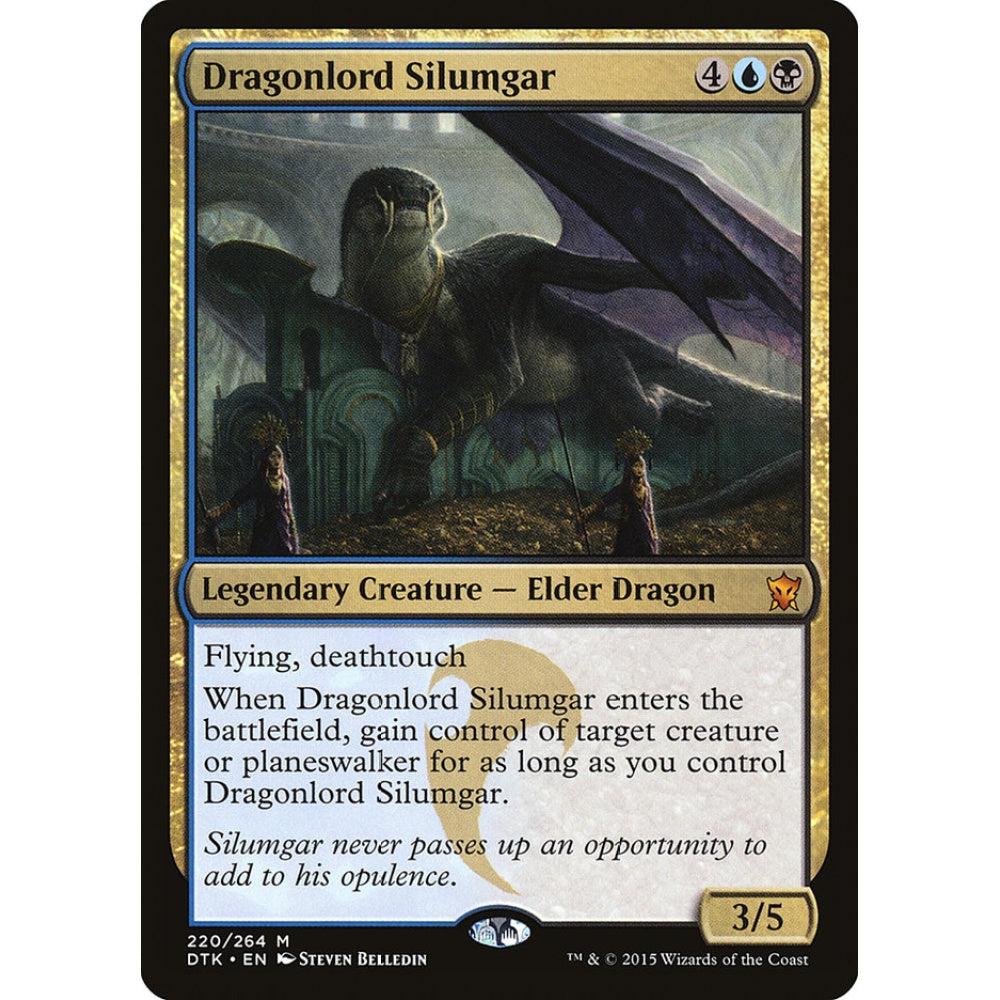 Dragonlord Silumgar mythic 220 Magic the Gathering Dragons of Tarkir