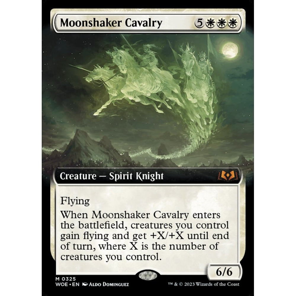 Moonshaker Cavalry, mythic, 325, Magic the Gathering, Wilds of Eldraine