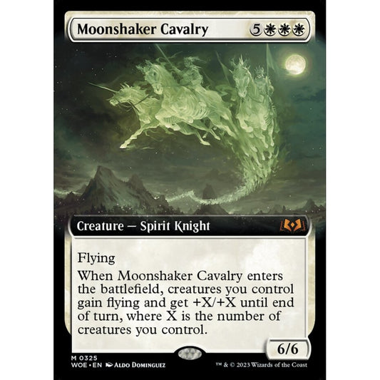 Moonshaker Cavalry, mythic, 325, Magic the Gathering, Wilds of Eldraine