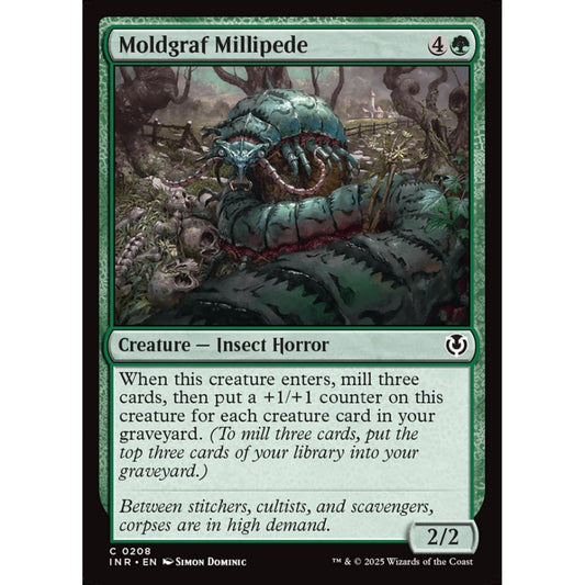 Moldgraf Millipede, 208, common, Magic: The Gathering, Innistrad Remastered