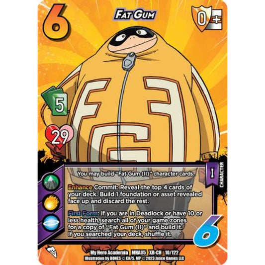 Fat Gum, 10/122, XR-CH, UniVersus, MHA05 Undaunted Raid