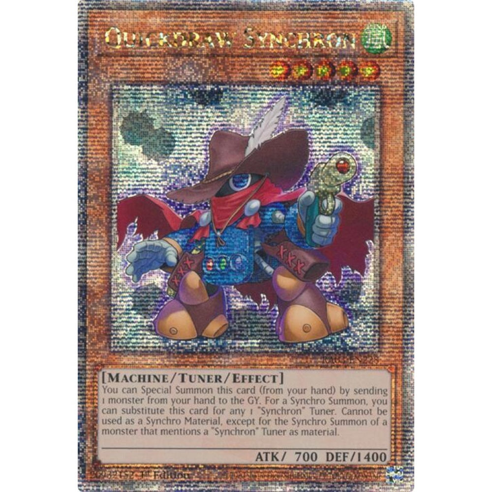 Quickdraw Synchron (Quarter Century Secret Rare) RA03-EN228 QCR Yu-Gi-Oh Quarter Century Bonanza