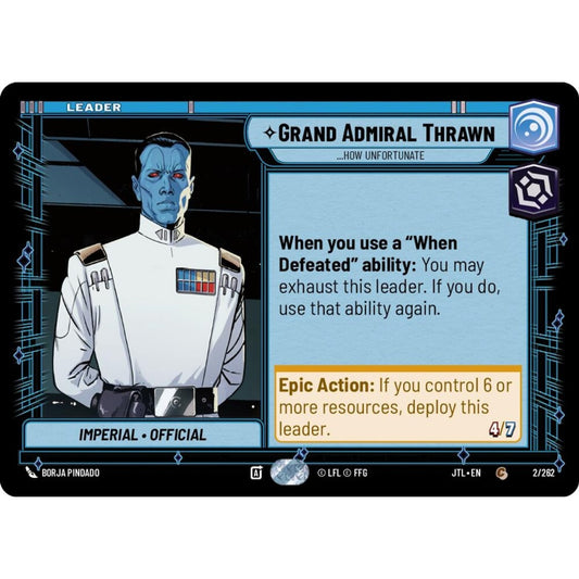 Grand Admiral Thrawn, C, JTL 002), Star Wars Unlimited