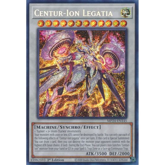 Centur-Ion Legatia MP24-EN145 Prismatic Prismatic Secret Rare Yu-Gi-Oh 25th Anniversary Tin: Dueling Mirrors in Art