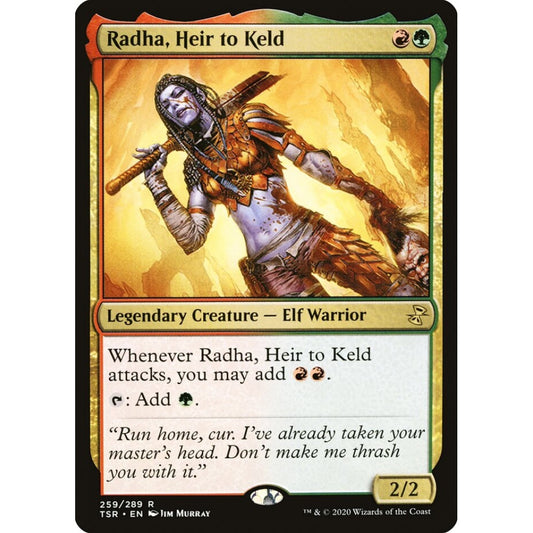 Radha, Heir to Keld rare 259 Magic the Gathering Time Spiral Remastered