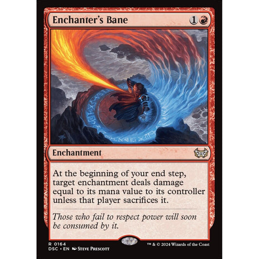 Enchanter's Bane, 164, rare, Magic: The Gathering, Duskmourn: House of Horror