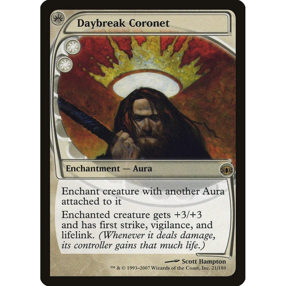 Daybreak Coronet rare 21 Magic the Gathering Future Sight