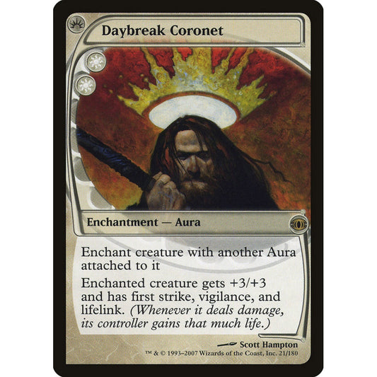 Daybreak Coronet rare 21 Magic the Gathering Future Sight