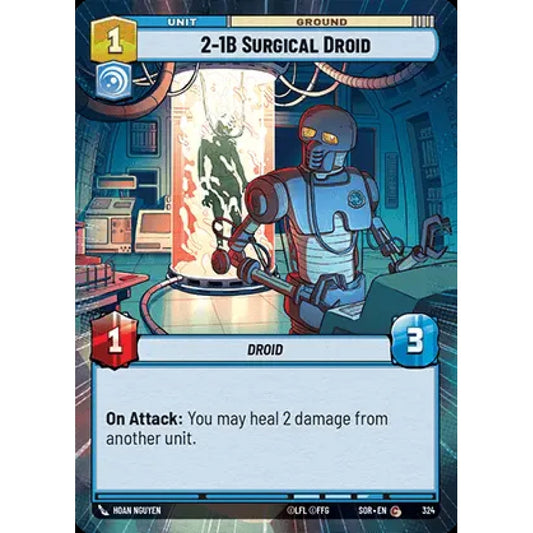 2-1B Surgical Droid, 324, C, Star Wars Unlimited, Sparks Of Rebellion