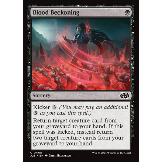 Blood Beckoning, 405, common, Magic: The Gathering, Foundations Jumpstart