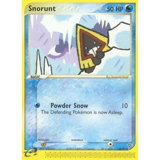 Snorunt Uncommon 44/97 Pokemon Card Game EX Dragon