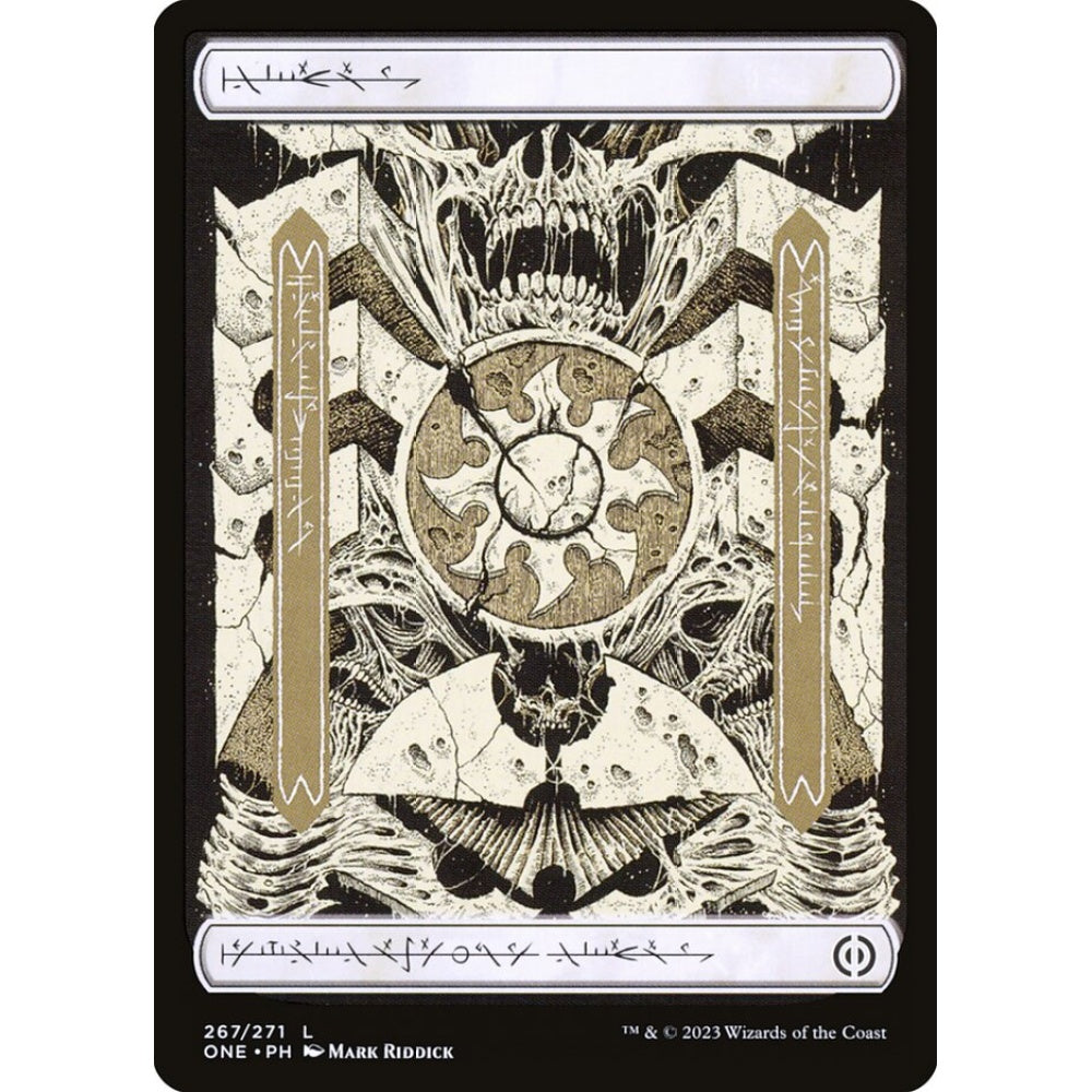 Plains, common, 267, Magic the Gathering, Phyrexia: All Will Be One