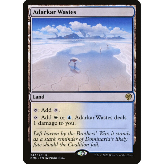Adarkar Wastes rare 243 Magic the Gathering Dominaria United