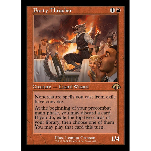 Party Thrasher, 419, rare, Magic: The Gathering, Modern Horizons 3