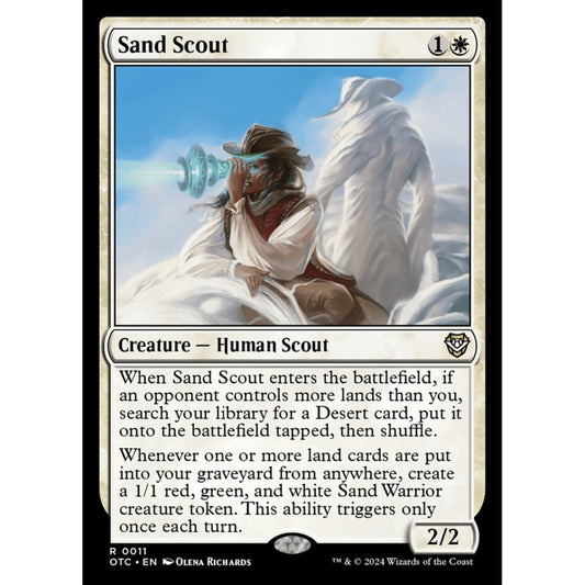 Sand Scout, 11, rare, Magic: The Gathering, Outlaws of Thunder Junction