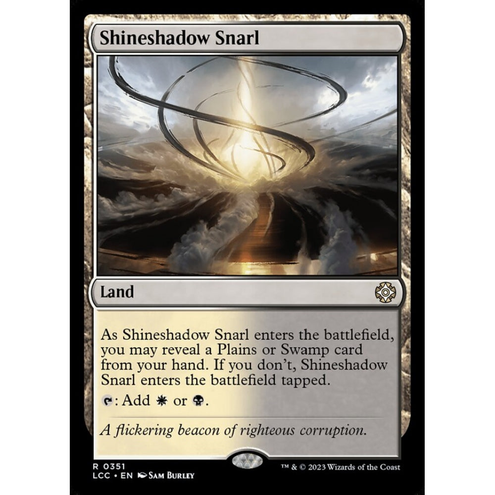 Shineshadow Snarl, rare, 351, Magic the Gathering, The Lost Caverns of Ixalan Commander
