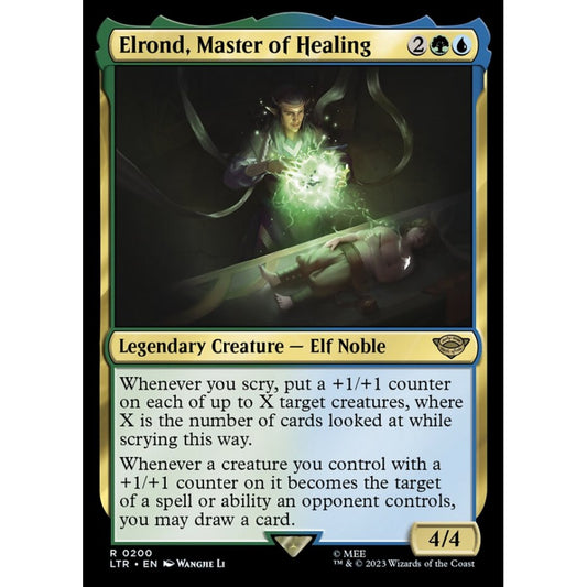 Elrond, Master of Healing, rare, 200, Magic the Gathering, The Lord of the Rings: Tales of Middle-earth