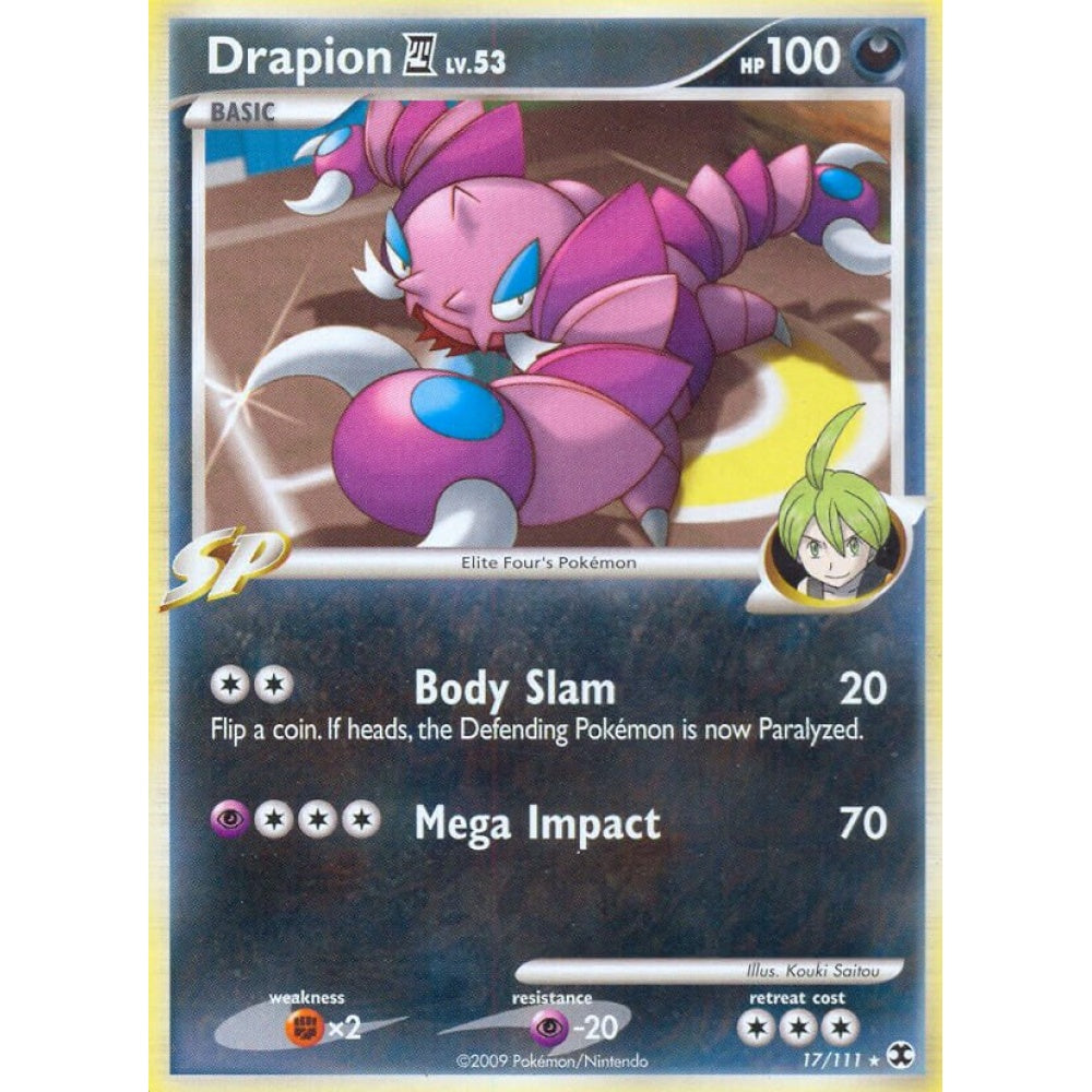 Drapion E4 Rare 17/111 Pokemon Card Game Rising Rivals