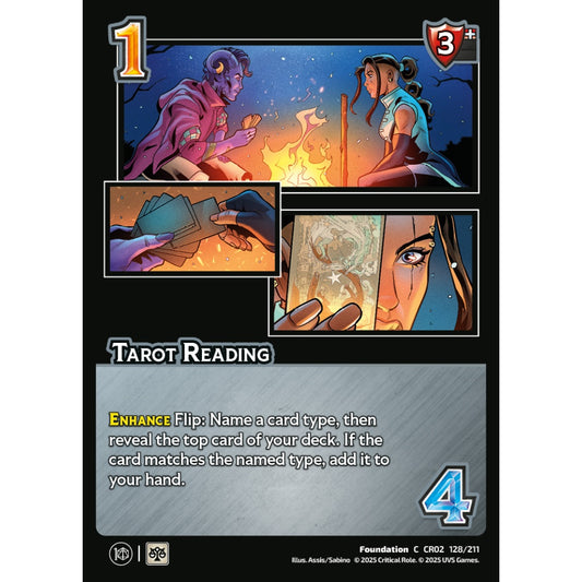 Tarot Reading, 128/211, CR02, Universus, Critical Role: Heroes Of Exandria, Foundation, C