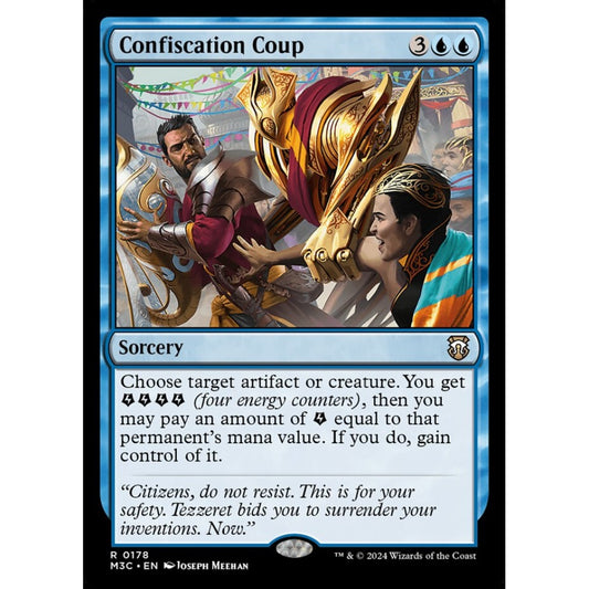 Confiscation Coup, 178, rare, Magic: The Gathering, Modern Horizons 3