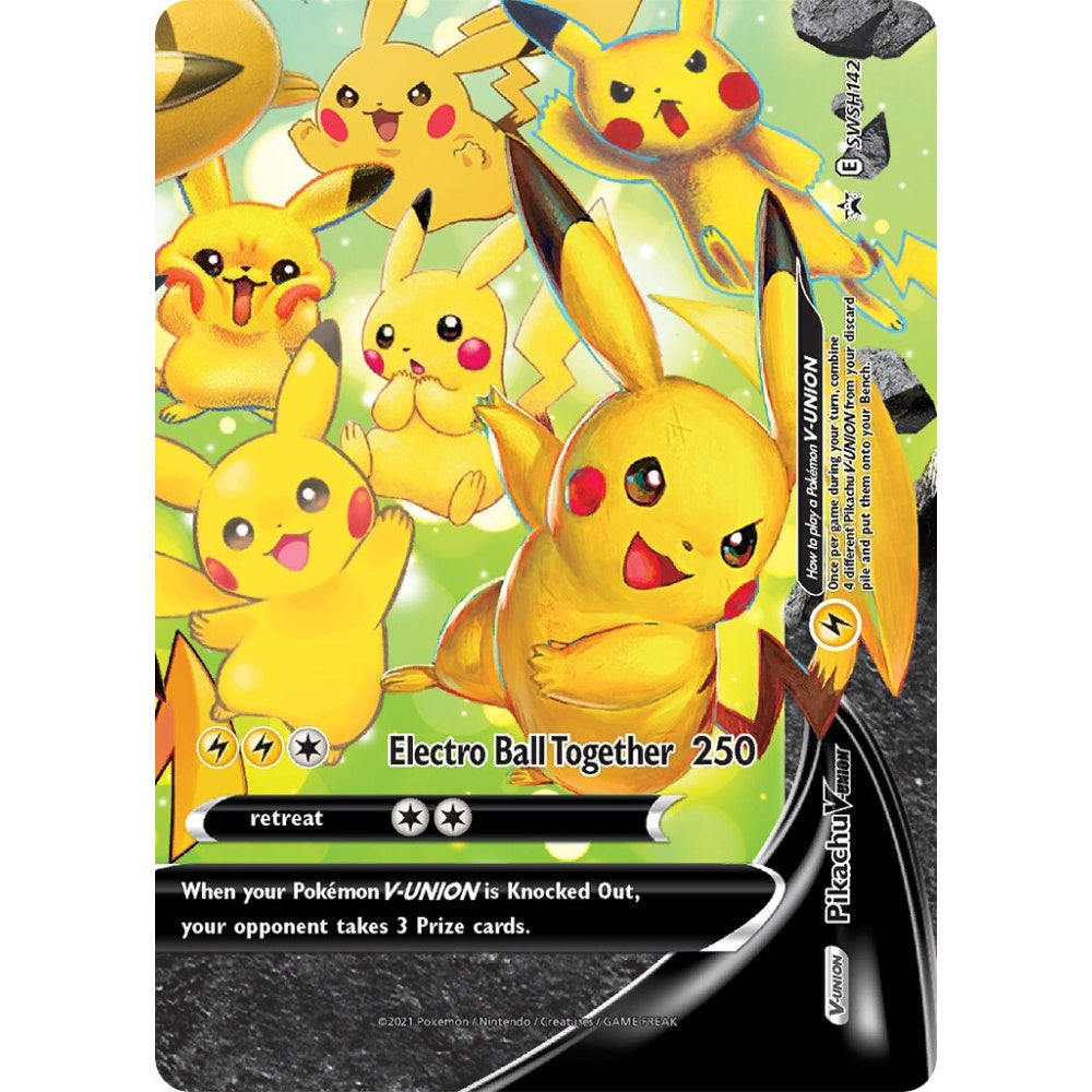 Pikachu V-UNION Promo SWSH142 Pokemon Card Game Sword & Shield Promos