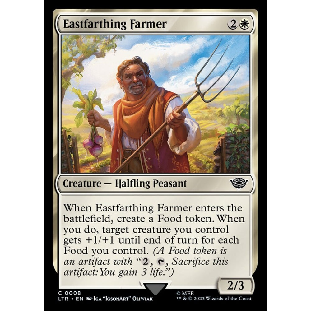 Eastfarthing Farmer, common, 8, Magic the Gathering, The Lord of the Rings: Tales of Middle-earth