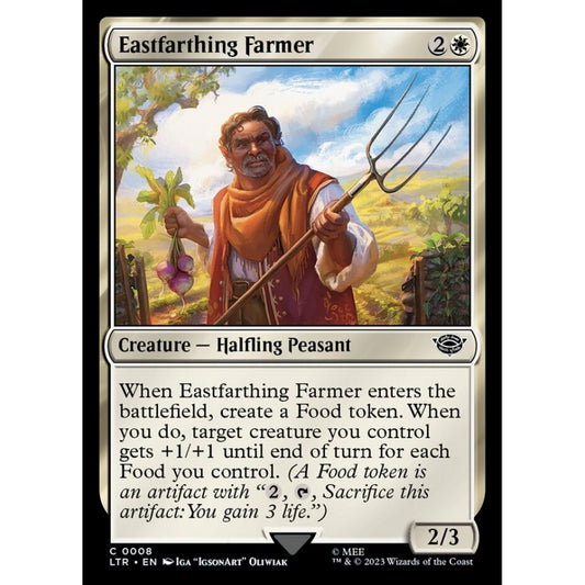 Eastfarthing Farmer, common, 8, Magic the Gathering, The Lord of the Rings: Tales of Middle-earth