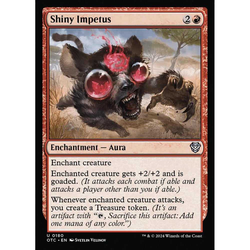 Shiny Impetus, 180, uncommon, Magic: The Gathering, Outlaws of Thunder Junction