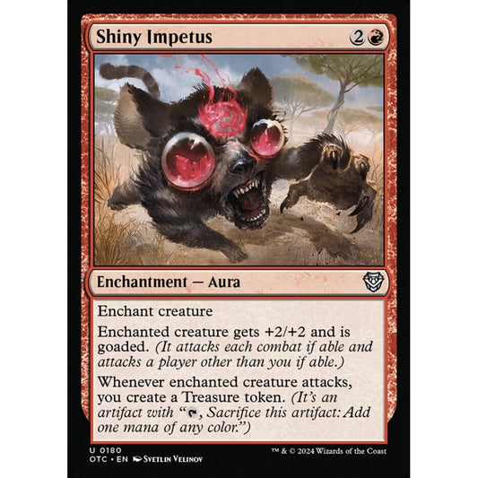 Shiny Impetus, 180, uncommon, Magic: The Gathering, Outlaws of Thunder Junction
