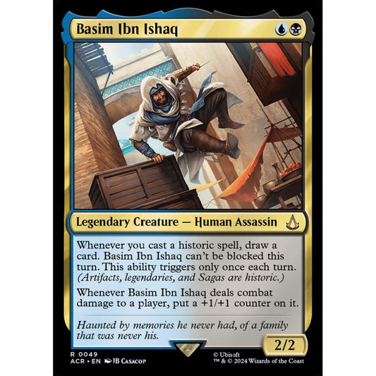 Basim Ibn Ishaq rare 49 Magic the Gathering Assassin's Creed