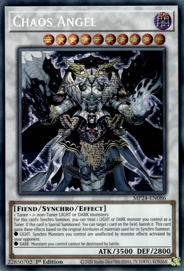 Chaos Angel CYAC-EN044 Secret Secret Rare Yu-Gi-Oh Cyberstorm Access in Art