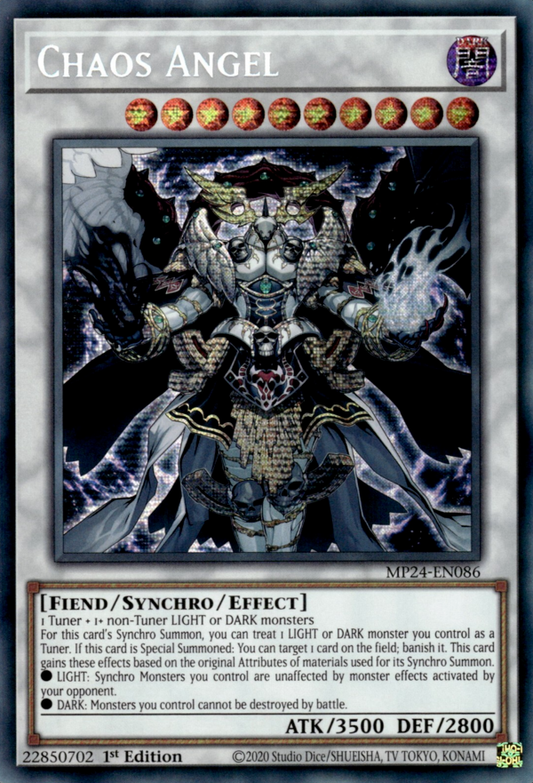 Chaos Angel CYAC-EN044 Secret Secret Rare Yu-Gi-Oh Cyberstorm Access in Art