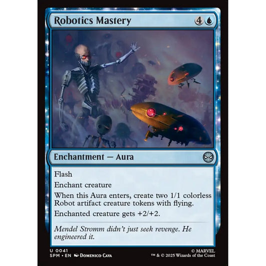 Robotics Mastery uncommon 41 Magic the Gathering Marvel's Spider-Man