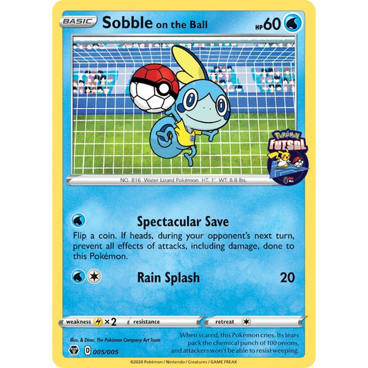 Sobble on the Ball Fixed 005/005 Pokemon Card Game Pokémon Futsal