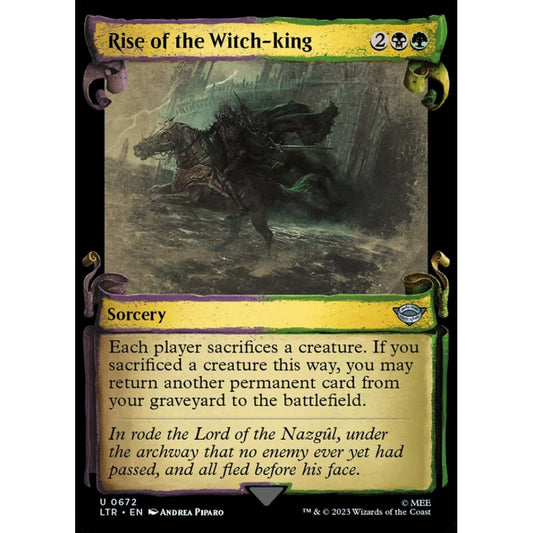Rise of the Witch-king, uncommon, 672, Magic the Gathering, The Lord of the Rings: Tales of Middle-earth