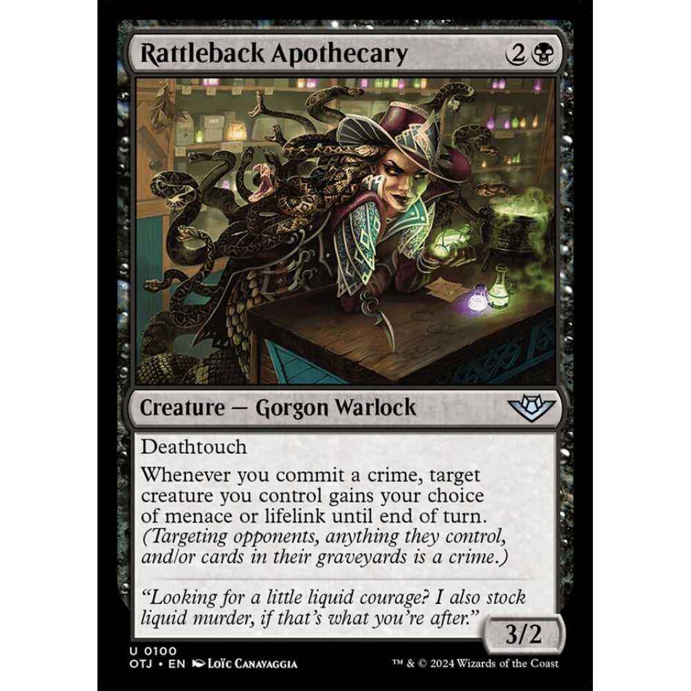 Rattleback Apothecary, 100, uncommon, Magic: The Gathering, Outlaws of Thunder Junction