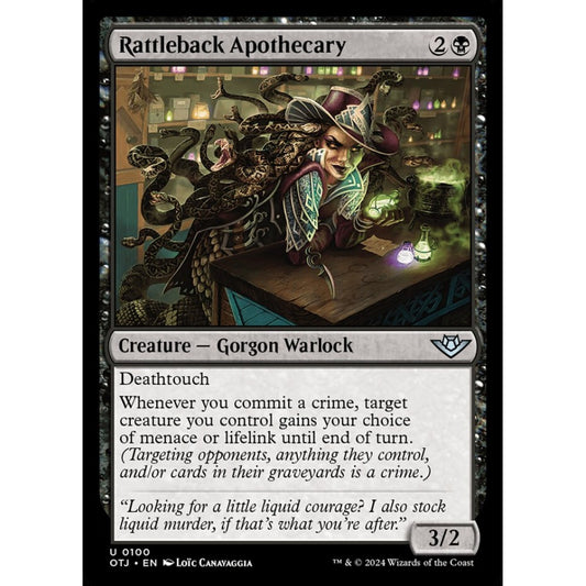 Rattleback Apothecary, 100, uncommon, Magic: The Gathering, Outlaws of Thunder Junction