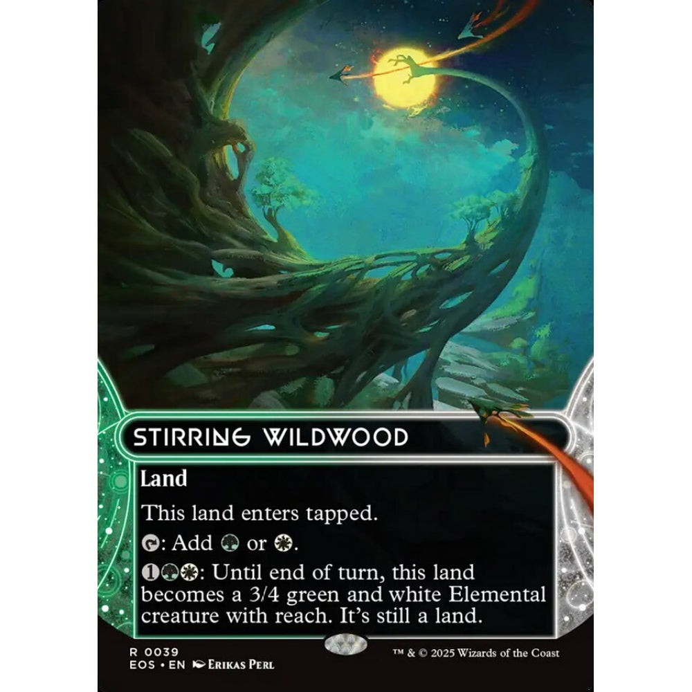 Stirring Wildwood rare 39 Magic the Gathering Edge of Eternities: Stellar Sights