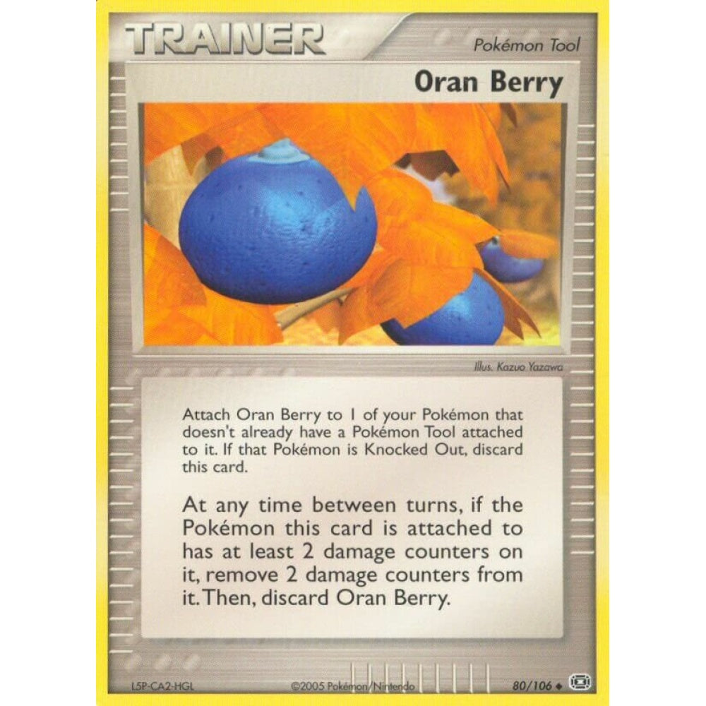 Oran Berry Uncommon 80/106 Pokemon Card Game EX Emerald