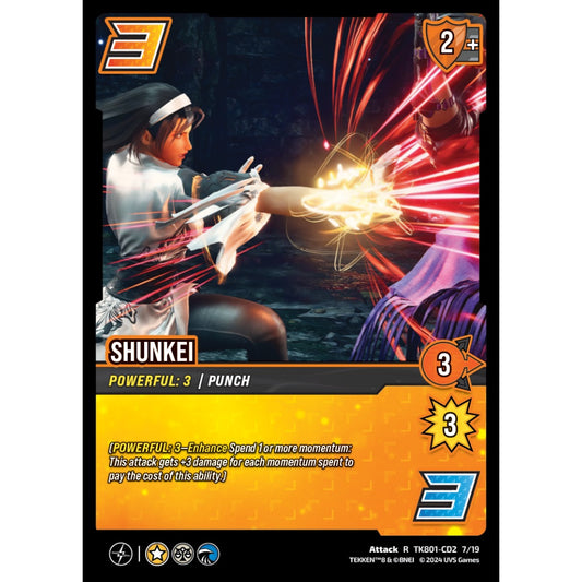 Shunkei, 7/19, TK801-CD2, Universus, TEKKEN 8 Clash Decks, Attack, R