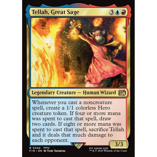 Tellah, Great Sage rare 244 Magic the Gathering Final Fantasy