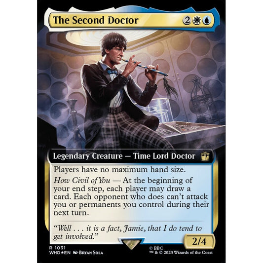 The Second Doctor rare 1031 Magic the Gathering Doctor Who