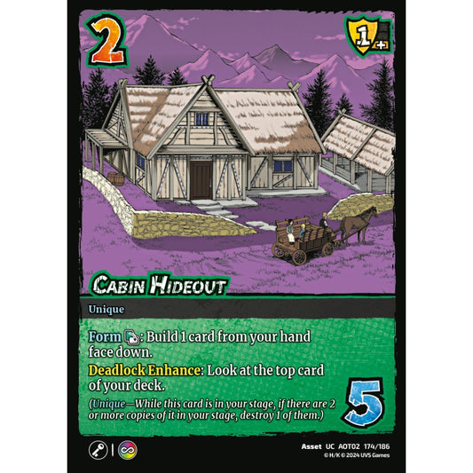 Cabin Hideout, 174/186, AOT02, Universus, Attack on Titan: Origins of Power, Asset, UC