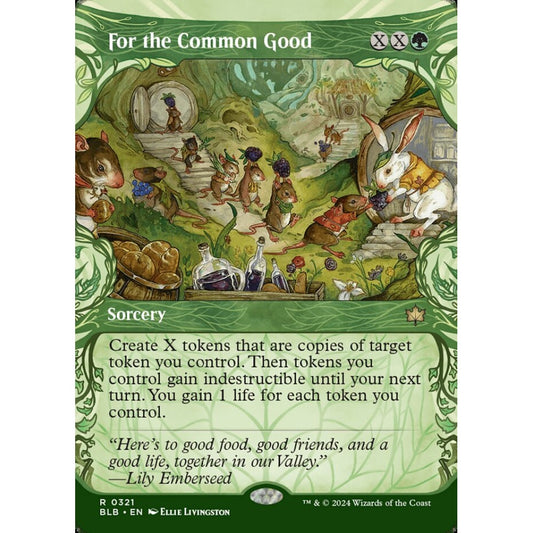 For the Common Good, 321, rare, Magic: The Gathering, Bloomburrow