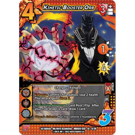 Kinetic Booster Orb, 6/36, SE, UniVersus, MHA04 League of Villains