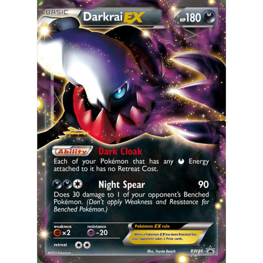 Darkrai-EX Promo BW46 Pokemon Card Game Black & White Promos
