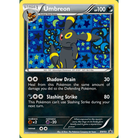 Umbreon Promo BW93 Pokemon Card Game Black & White Promos