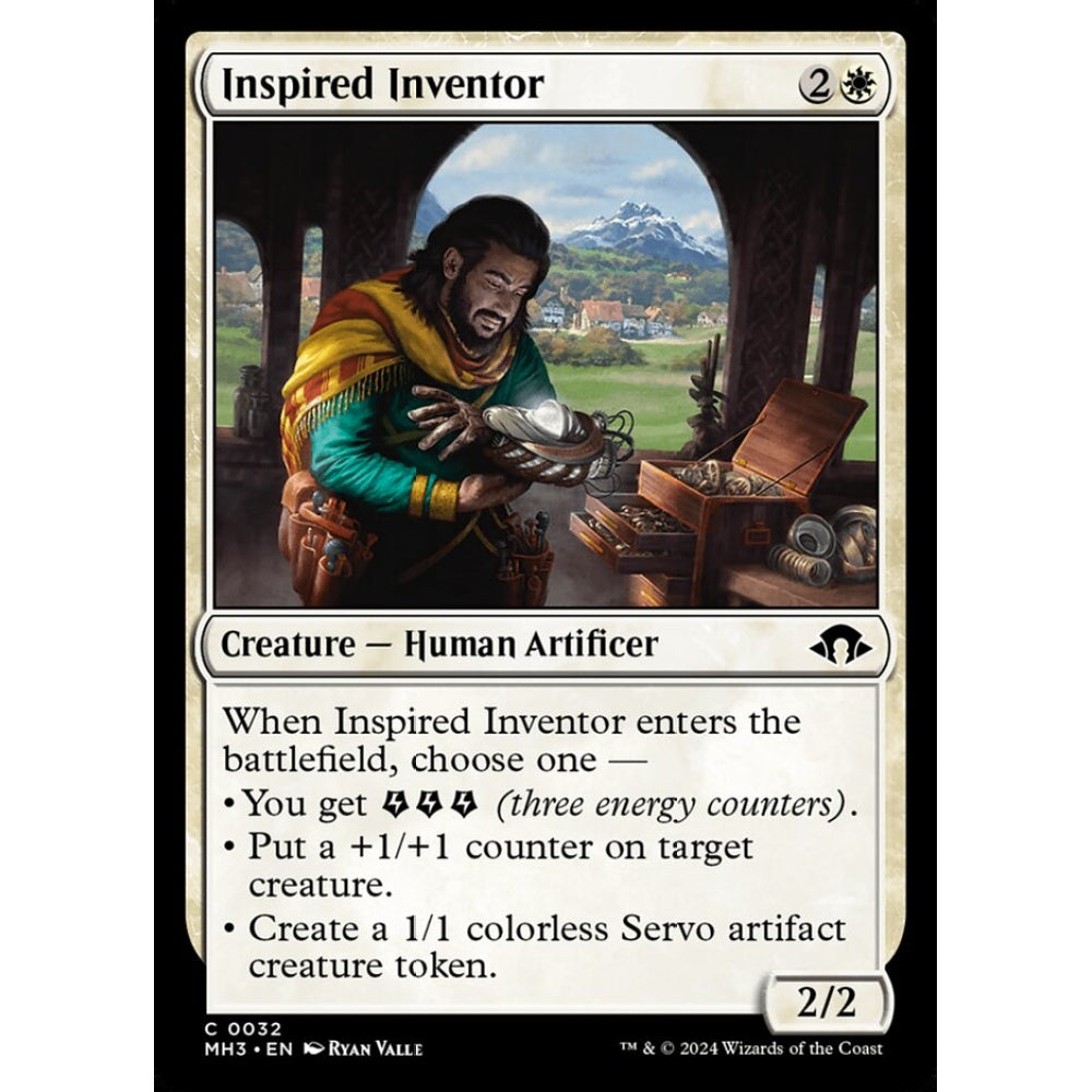 Inspired Inventor, 32, common, Magic: The Gathering, Modern Horizons 3