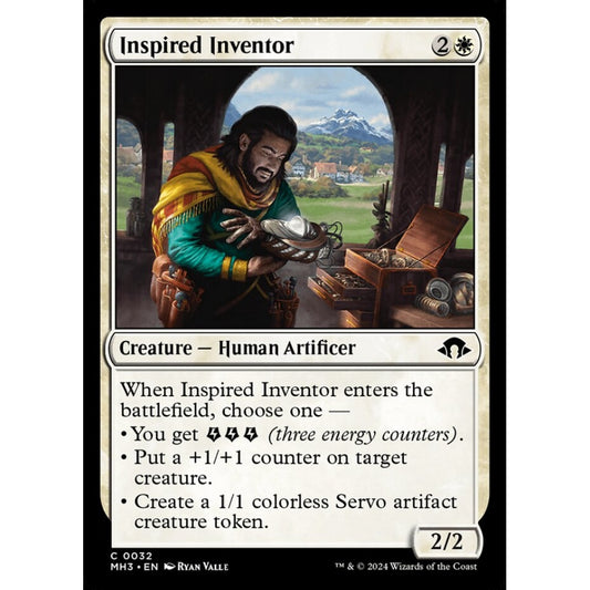 Inspired Inventor, 32, common, Magic: The Gathering, Modern Horizons 3