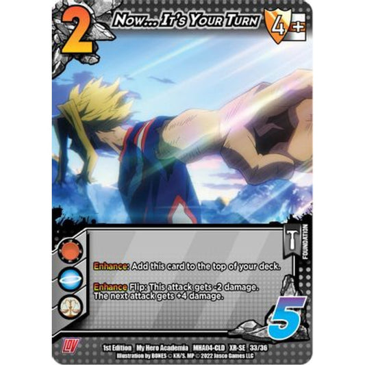 Now... It's Your Turn, 33/36, XR-SE, UniVersus, MHA04 League of Villains